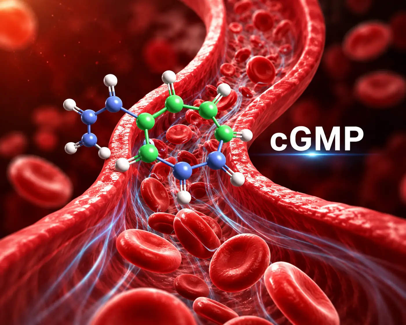 cGMP supports healthy blood flow