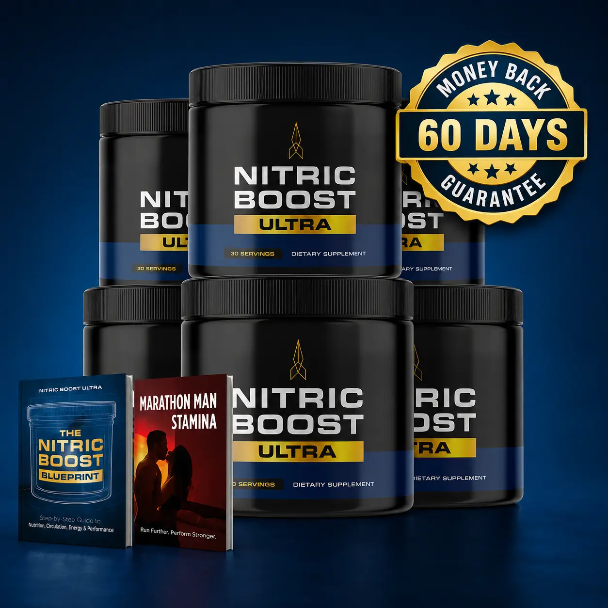 Nitric Boost Ultra with 60-day money back guarantee